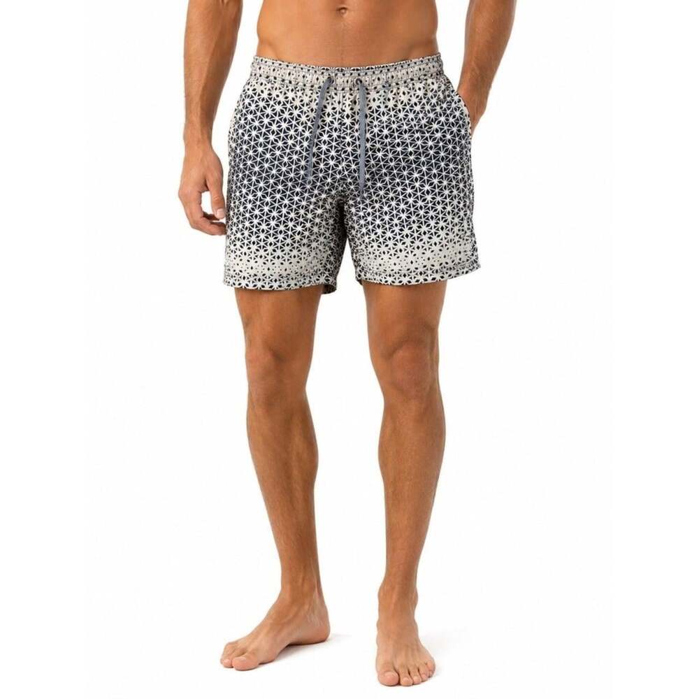 SAXX Men's Black and White Swim-briefs-shorts